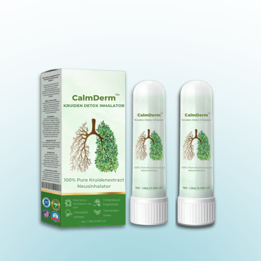 CalmDerm™ Long Detox Inhalator | 97% minder toxines – adem vrij in slechts 15 minuten!