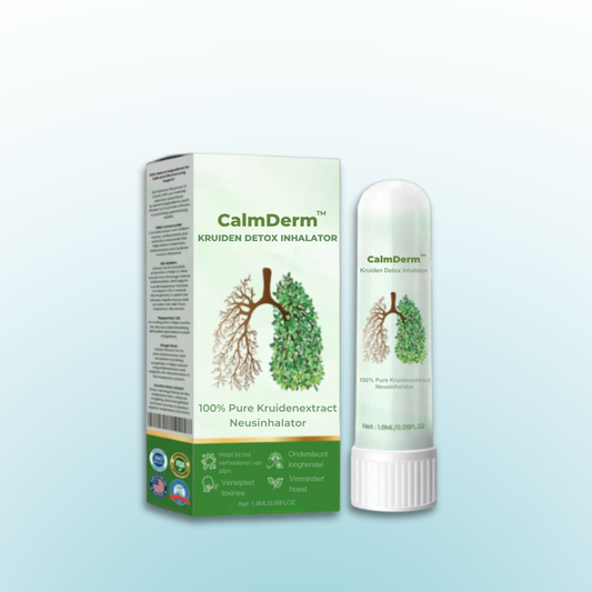 CalmDerm™ Long Detox Inhalator | 97% minder toxines – adem vrij in slechts 15 minuten!